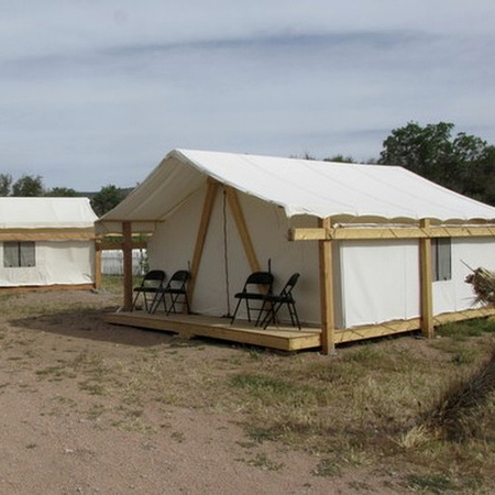 Experience a fusion of glamour and camping for those who want to experience camping without the hassles in one of our Glamping tents!